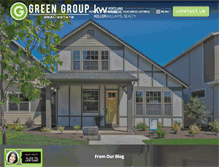 Tablet Screenshot of greengrouprealestate.com